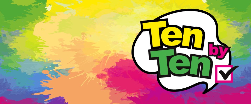 ten by ten banner