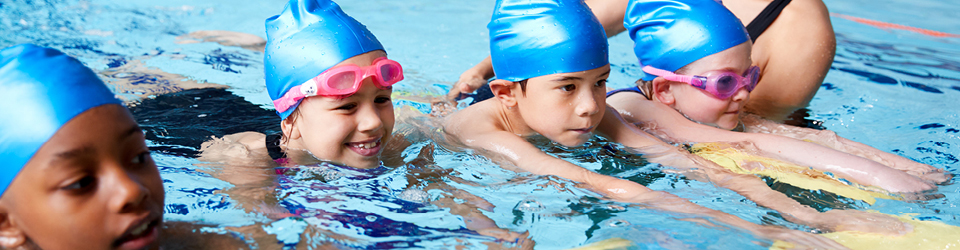 Swimming banner