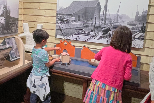 Children visiting museum