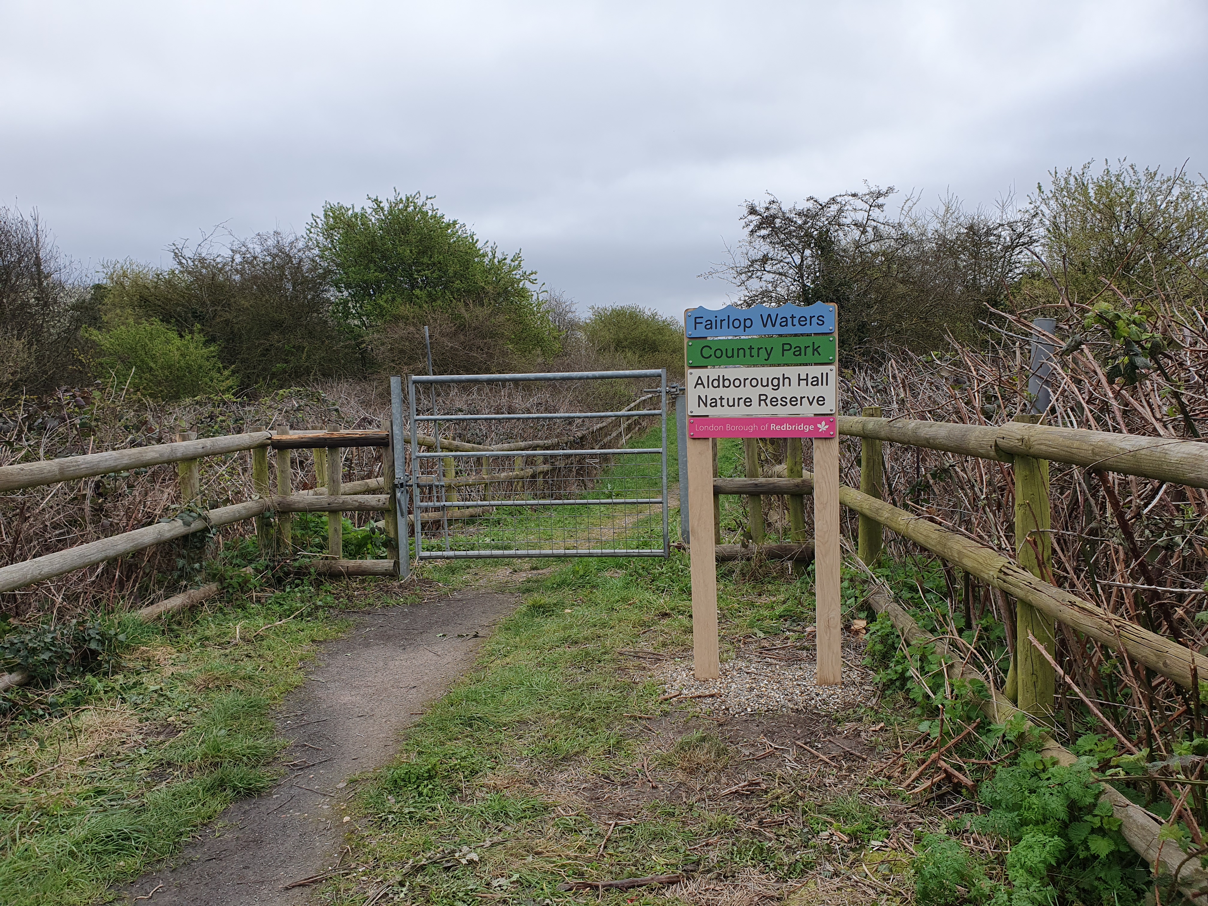 Aldborough Hall Nature Reserve entrance