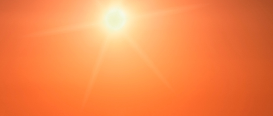 Sun in the sky
