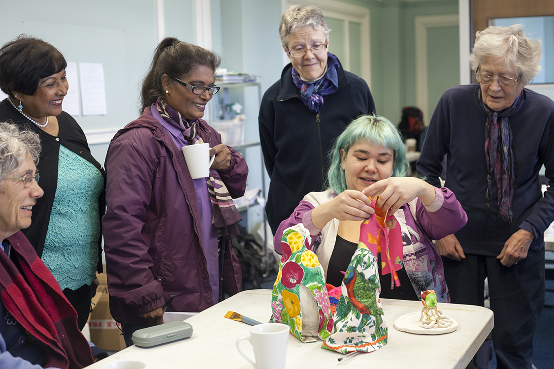 Lindsey Mendick workshop. Photo Kate