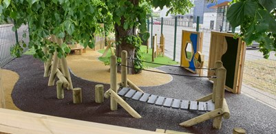 Sensory playground equipment