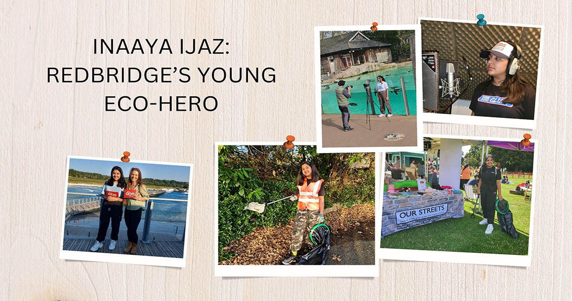 collage of pics of inaaya