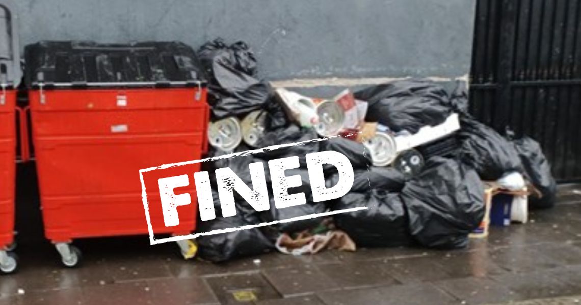 dumped rubbish