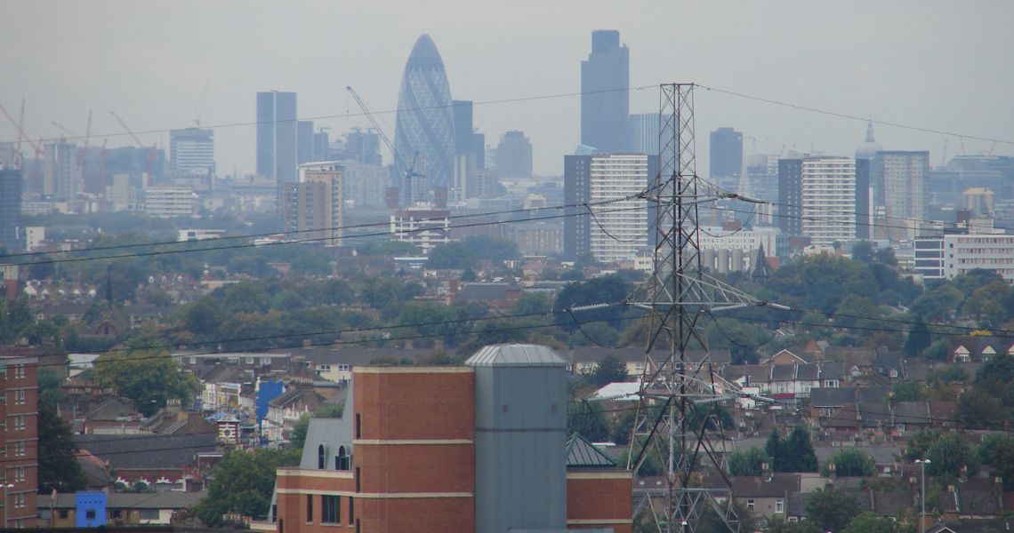 Redbridge skyline with pylon