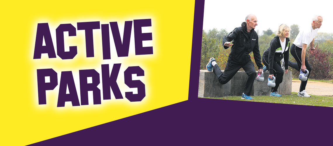 Active Parks with active runners with weights