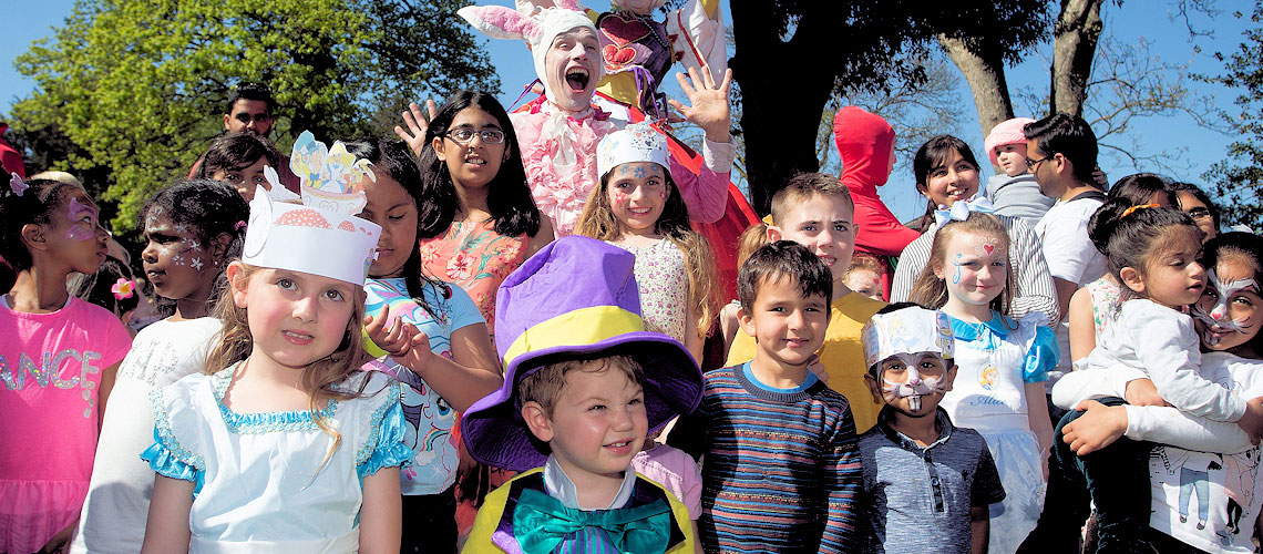 Group of children in fancy dress