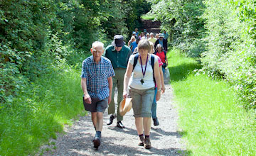 people walking in hainault forest