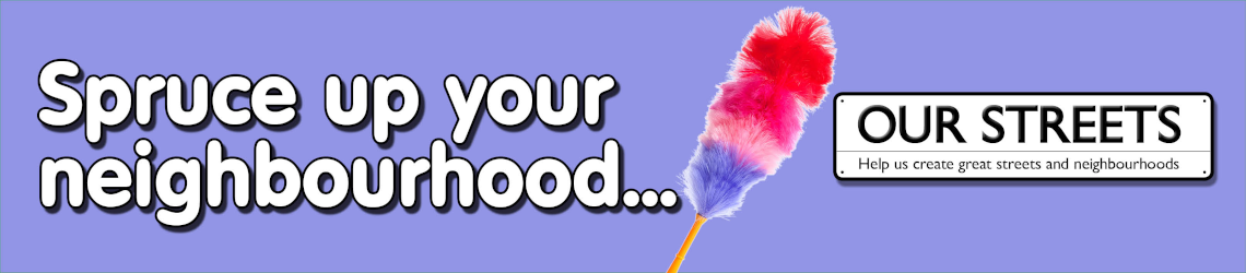 Spruce up banner