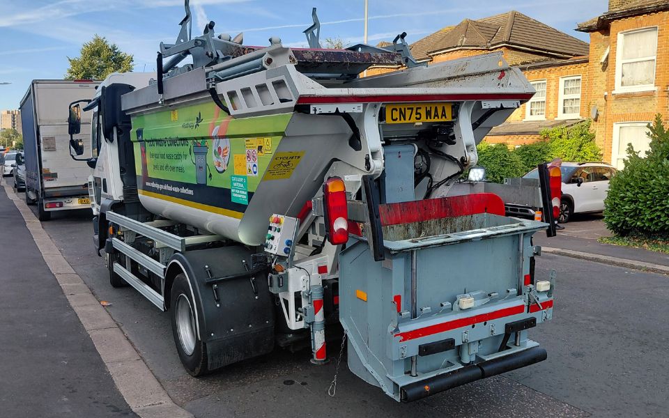 food waste truck