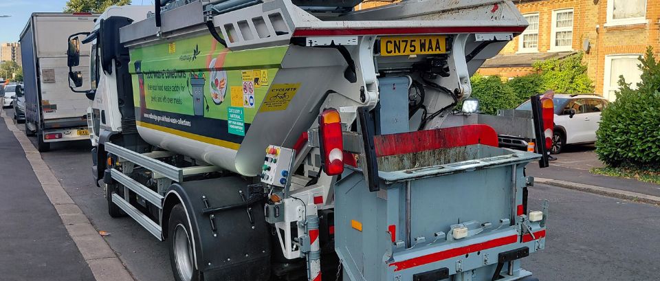 food waste truck