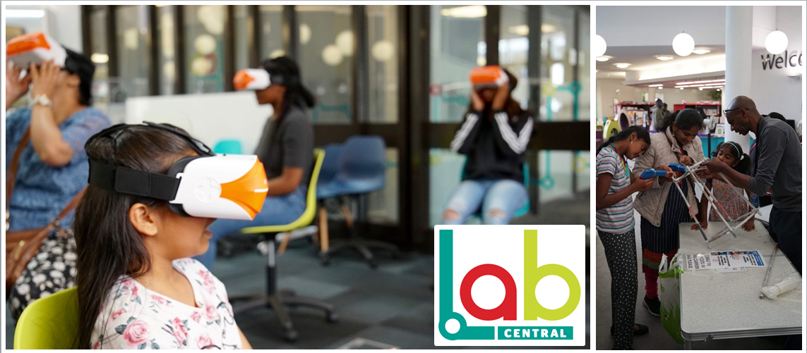 Children and young people experiencing virtual reality