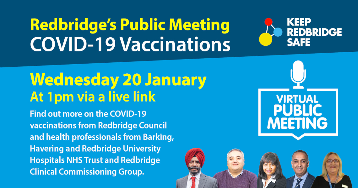 Redbridge public meeting about COVID-19 vaccinations