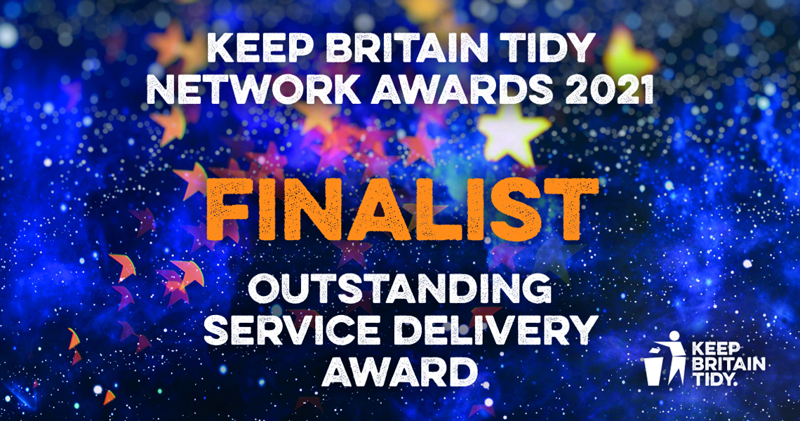 graphic saying Redbridge is a finalist for award