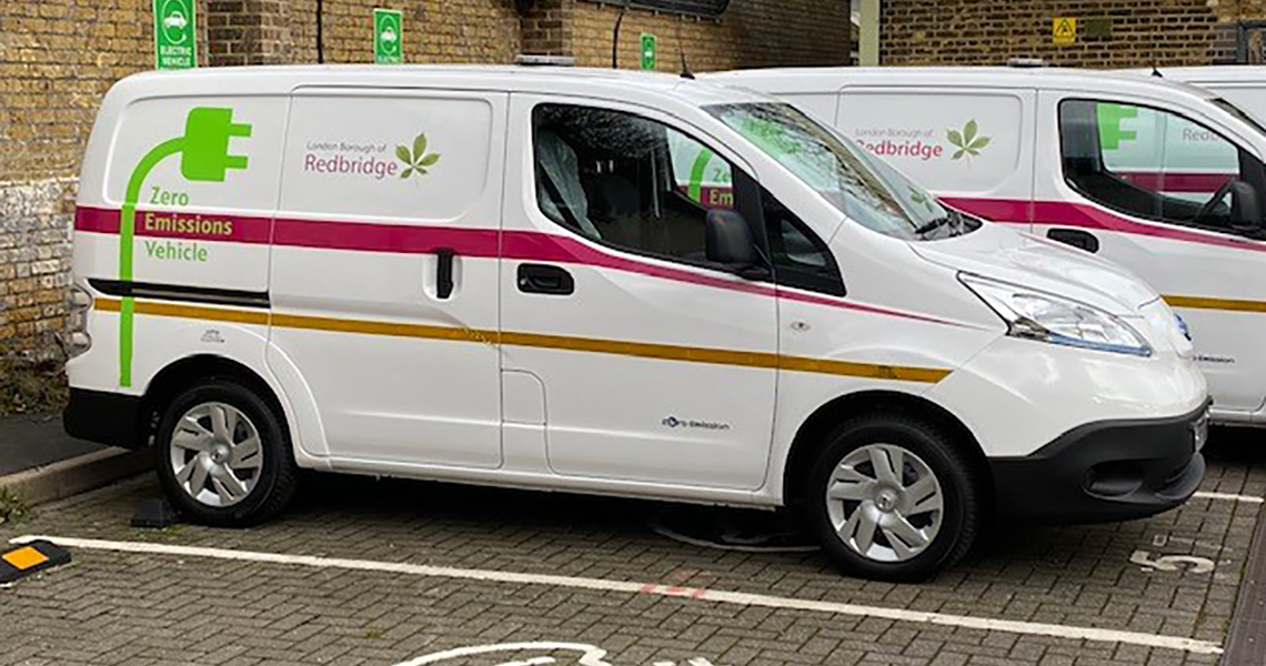 image of electric van