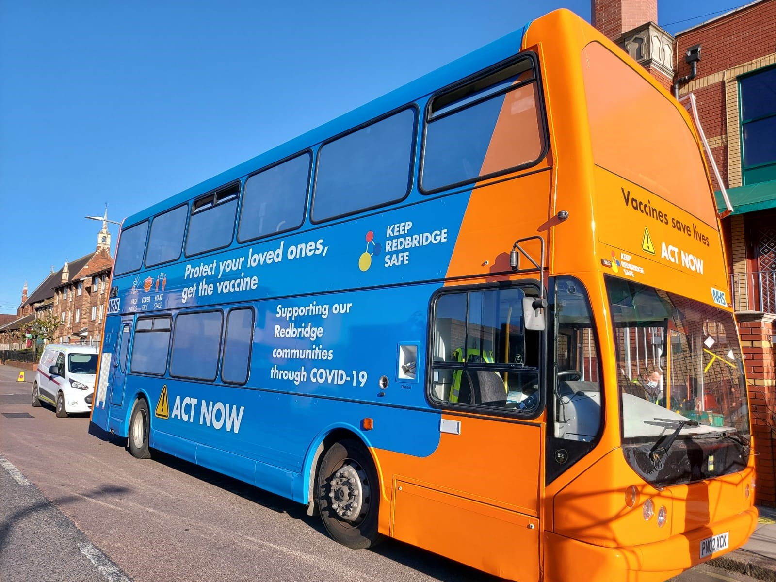 Redbridge Vaccination Bus