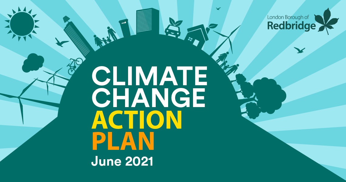 graphic saying Climate Change Action Plan