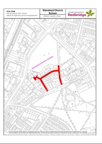 Map of Wanstead Church School