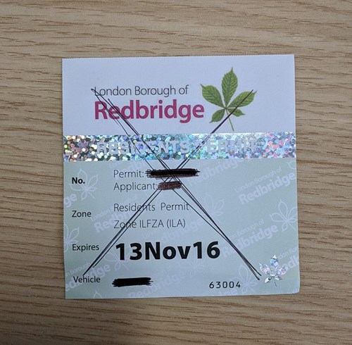 Image of a permit marked with a cross through it