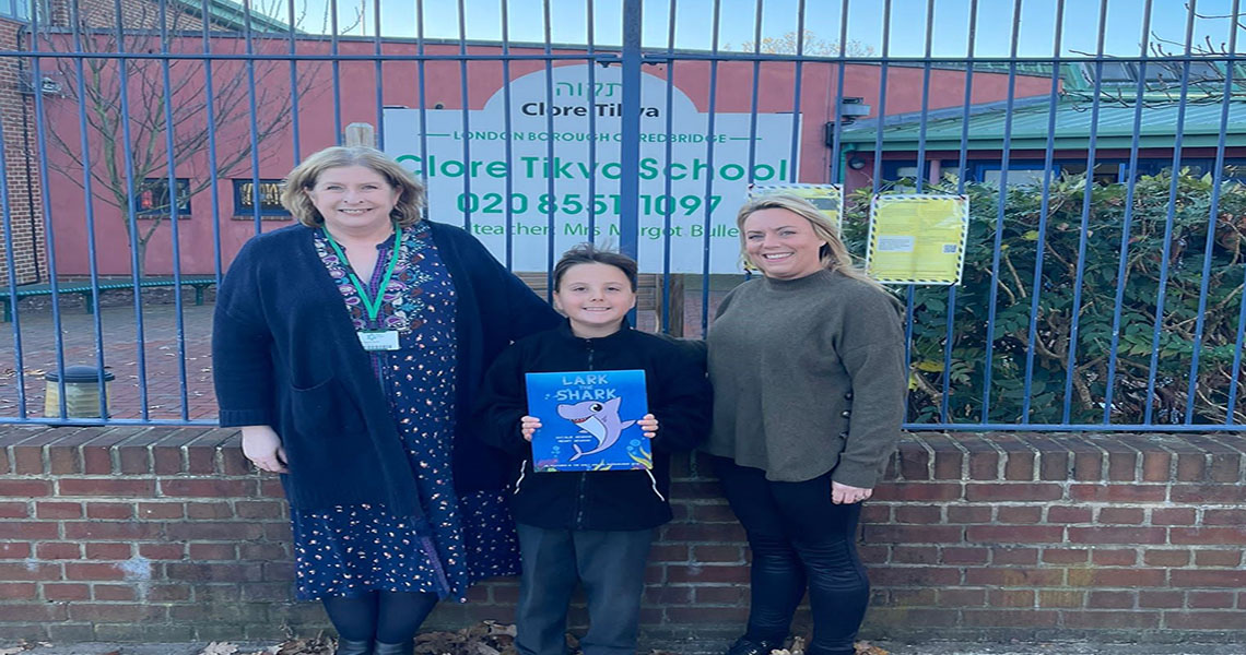 Henry with his mum and Head Teacher