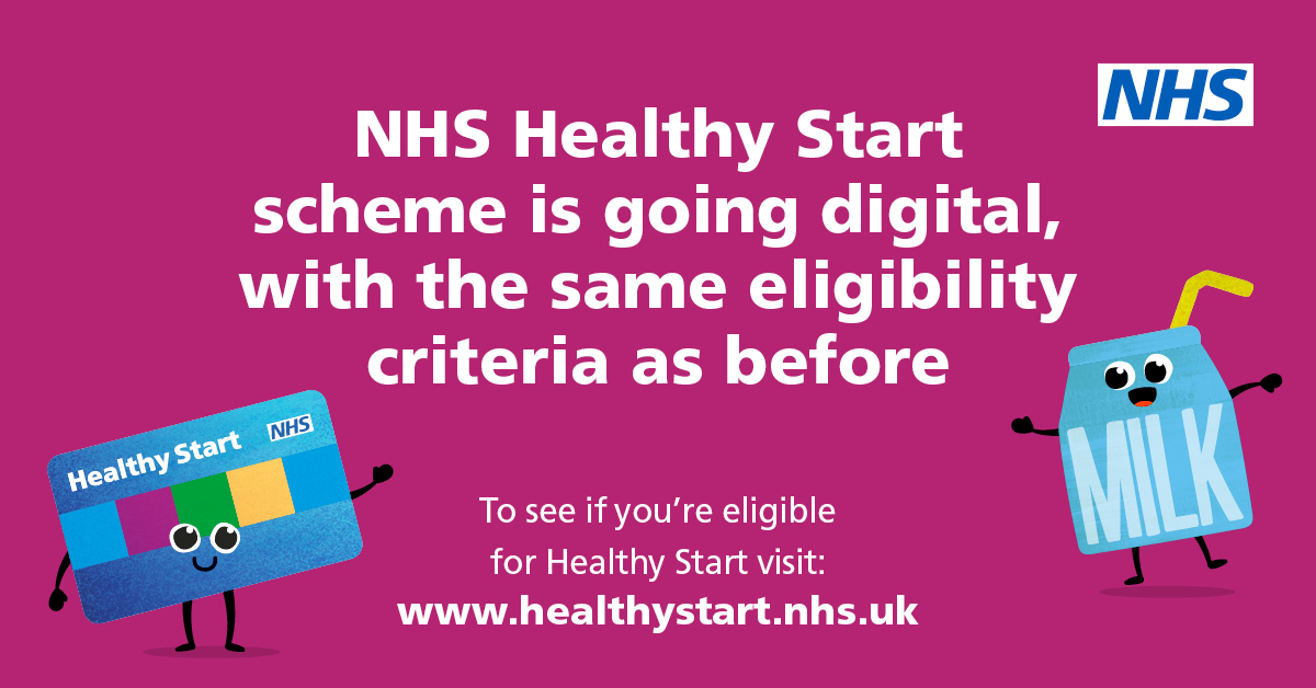 NHS Healthy Start Scheme poster