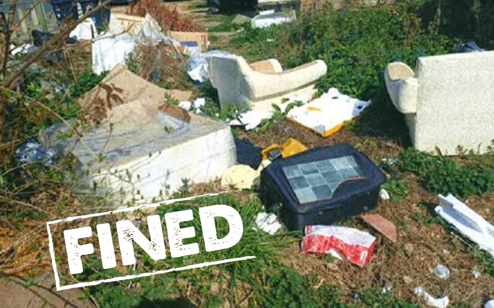 dumped rubbish