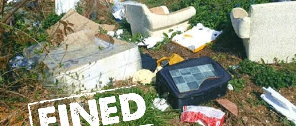 dumped rubbish