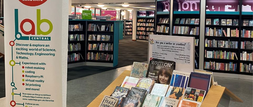 Inside Redbridge Central Library