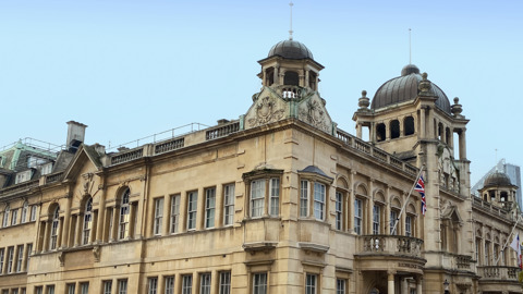 Corner of Ilford Town Hall