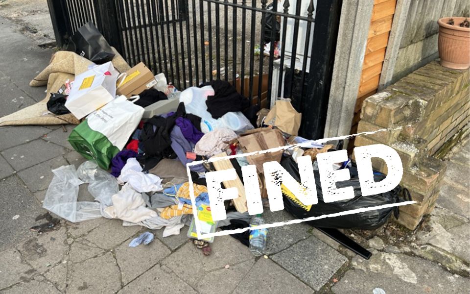 dumped rubbish