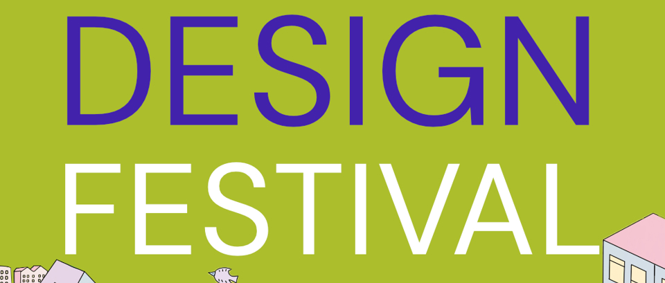 Ilford Design Festival logo featuring vibrant colors and modern typography, showcasing creativity and innovation in design.