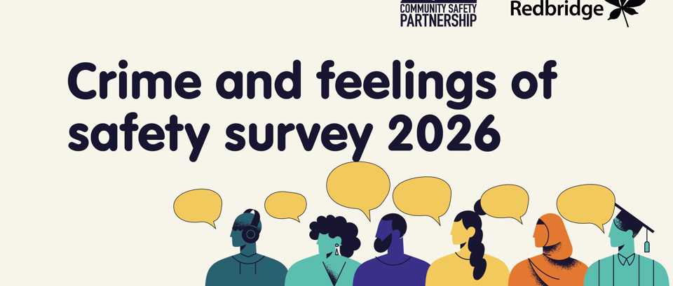 Promotional graphic for the Crime and Feelings of Safety Survey 2026.