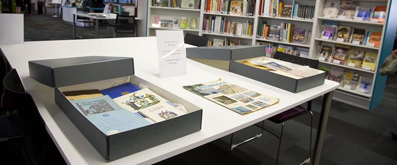 Heritage centre in Redbridge central library 