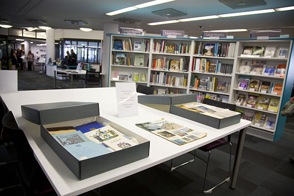 Heritage centre in Redbridge central library 